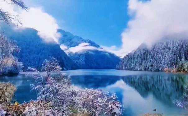 12月九寨沟雪景