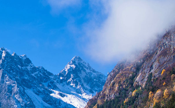 四川旅游景点：四姑娘山