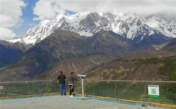 雅鲁藏布江大峡谷南迦巴瓦观景台