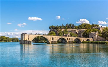 欧洲旅游：法国阿维尼翁教皇宫断桥