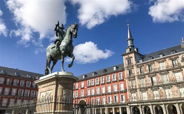 欧洲旅游：西班牙马德里马约尔广场