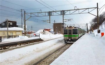 日本北海道小樽火车