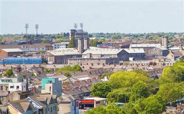 爱尔兰都柏林城市风景