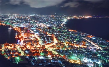 日本北海道函馆夜景