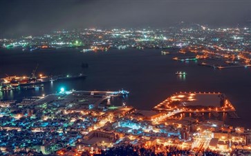 日本北海道函馆夜景